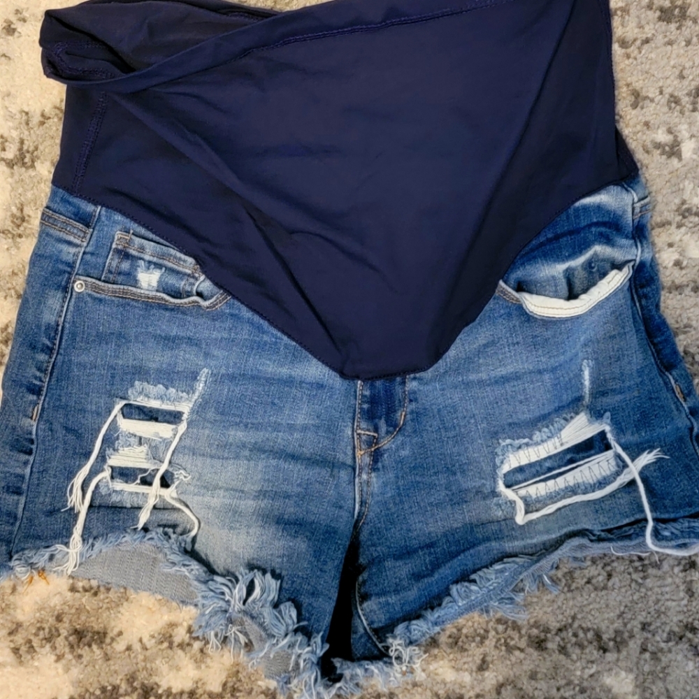 Maternity Jean Shorts